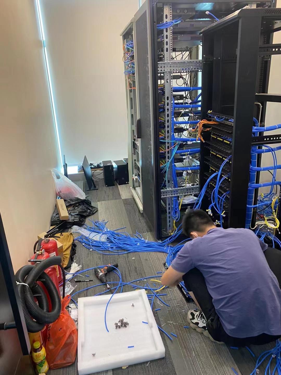 广州市天河区花城大道65号网络及监控安装项目工程 广州咏晨安防